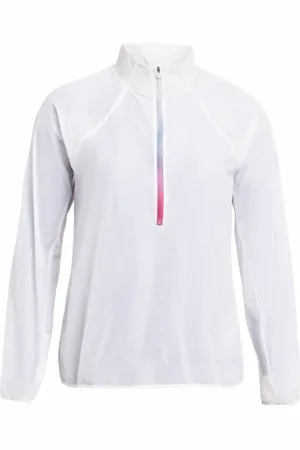 Under Armour Dámská bunda Storm Impasse Flow 1/2 Zip-WHT L