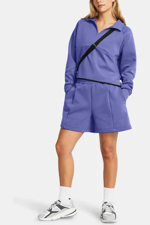 Under Armour Kraťasy Unstoppable Flc Pltd Short-PPL - Dámské