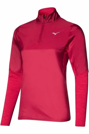 Mizuno Dámská mikina Hybrid LS HZ /Rose Red