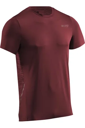 CEP Pánské tričko Round Neck SS Dark Red
