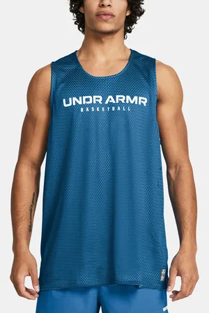 Under Armour Tílko Baseline Reversible Tank-BLU - Pánské