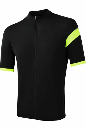 Sensor Pánský dres Cyklo Classic Black/Neon Yellow