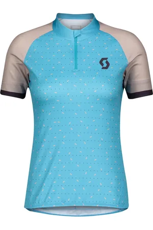 Scott Dámský cyklistický dres Endurance 30 S/Sl Breeze Blue/Blush Pink