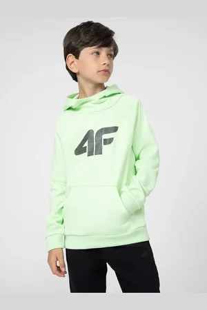 4F Chlapecká bavlněná mikina