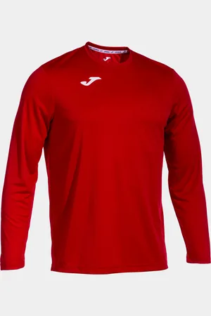 Joma Pánské/chlapecké tričko T-Shirt Combi L/S red