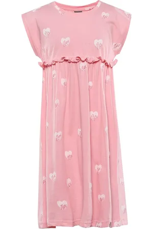 NAX Dětské šaty ESEQO candy pink