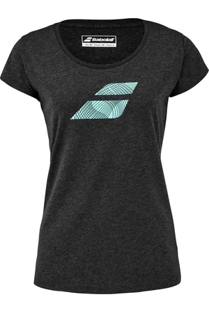 Babolat Dámské tričko Exercise Flag Tee Women Black Heather S