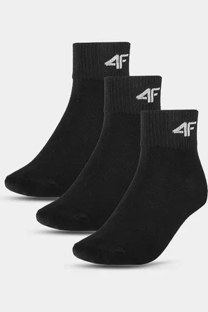 4F Dětské ponožky casual nad kotník (3pack) - multibarevné