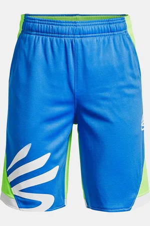 Under Armour Kraťasy B CURRY SPLASH SHORT-BLU - Kluci