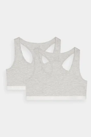 4F Dámská bavlněná podprsenka pro každodenní nošení (2 Pack)