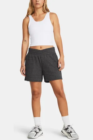 Under Armour Kraťasy UA Rival Terry Short-GRY - Dámské