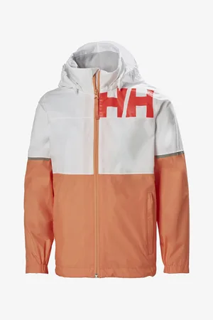 Helly Hansen Bílo-meruňková holčičí lehká bunda - Holky