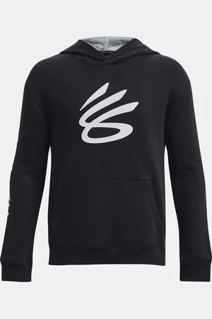 Under Armour Mikina Curry Boys Splash Hoodie-BLK - Kluci