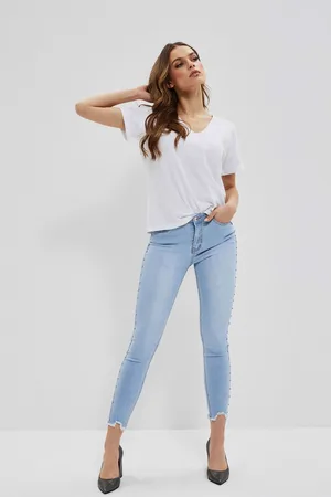 MOODO Dámské rifle Denim