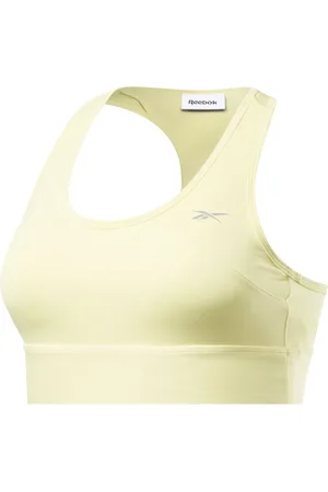 Reebok Sportovní podprsenka Bra žlutá, S