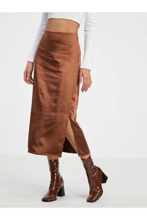 ONLY Dámská saténová maxi sukně Mayra - Dámské
