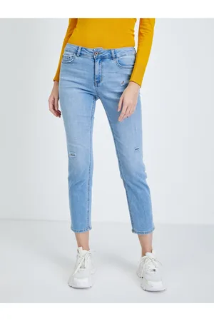 ORSAY Světle modré straight fit džíny - Dámské