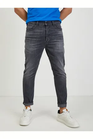 Diesel Tmavě šedé pánské skinny fit džíny Eetar - Pánské