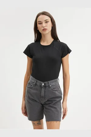 Calvin Klein Tmavě šedé vzorované body Jeans - Dámské