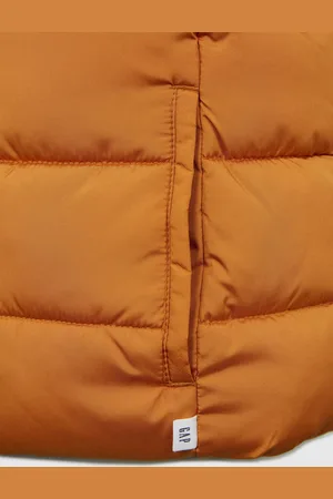 GAP Dětská prošívaná vesta s kožíškem - Holky