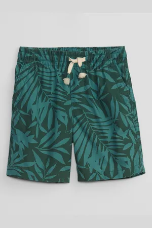 GAP Dětské bavlněné kraťasy palm - Kluci