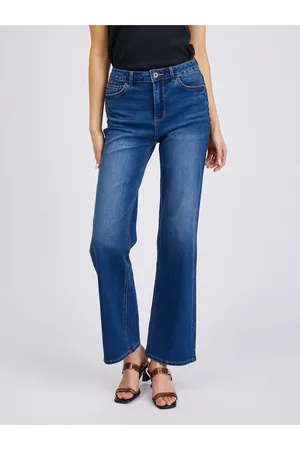 ORSAY Tmavě modré dámské bootcut džíny - Dámské
