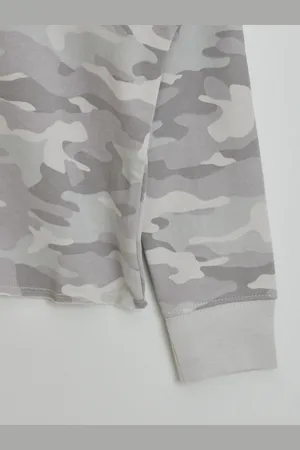 GAP Dětská mikina s maskáčovým vzorem - Holky