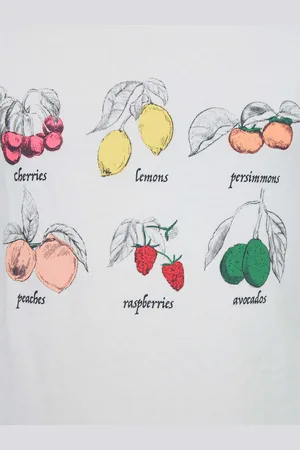 GAP Dětské tílko s potiskem ovoce - Holky