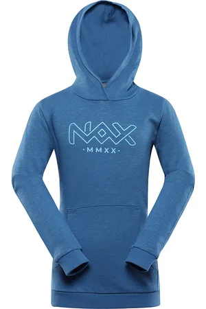 NAX Dětská mikina COLEFO vallarta blue