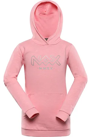 NAX Dětská mikina COLEFO candy pink
