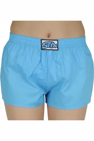 STYX Dětské trenky klasická guma světle modré