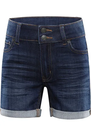 NAX Dětské jeansové kraťasy EDGO blue bell