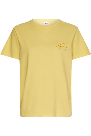 Tommy Hilfiger Tommy Jeans T-Shirt - TJW RLXD TOMMY SIGNATURE SS yellow