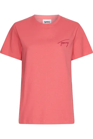 Tommy Hilfiger Tommy Jeans T-Shirt - TJW RLXD TOMMY SIGNATURE SS pink