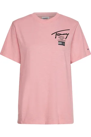 Tommy Hilfiger Tommy Jeans T-Shirt - TJW RLXD MODERN SIGNATURE SS pink