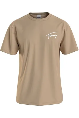 Tommy Hilfiger Tommy Jeans T-Shirt - TJM TOMMY SIGNATURE TEE beige