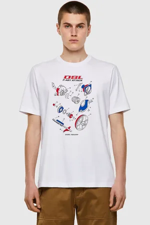 Diesel T-shirt - TJUSTB53 TSHIRT white