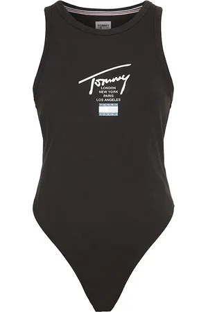 Tommy Hilfiger Tommy Jeans Bodysuit - TJW MODERN SIGNATURE BODY TANK black