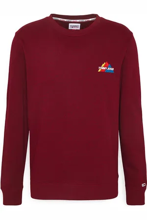 Tommy Hilfiger Tommy Jeans Sweatshirt - TJM MOUNTAIN GRAPHIC CREW red