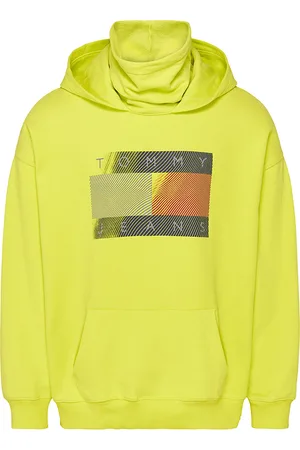 Tommy Hilfiger Tommy Jeans Sweatshirt - TJM REFLECTIVE FLAG HOODIE yellow