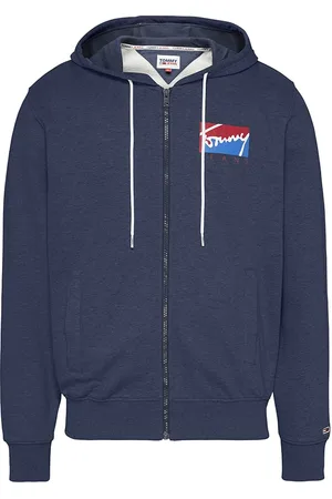 Tommy Hilfiger Tommy Jeans Sweatshirt - TJM ESSENTIAL ZIP THROUGH dark blue