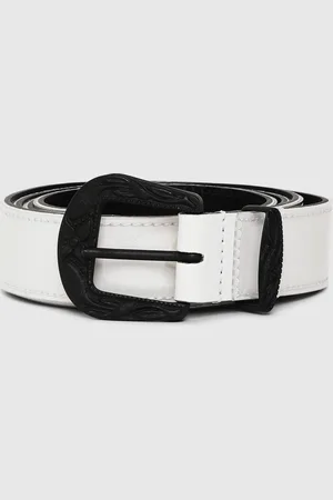 Diesel 9011 S.P.A.,BREGANZE Belt - BSTICF white