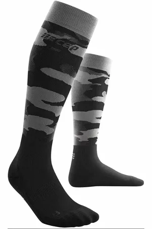 CEP Dámské kompresní podkolenky Camocloud Black/Grey
