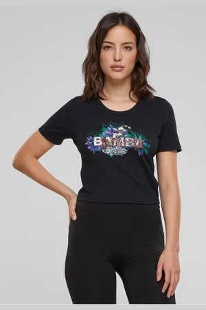Merchcode Dámské tričko Disney 100 Bambi Tee černé
