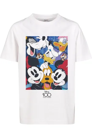 Mister Tee Dětské tričko Disney 100 Mickey & Friends bílé