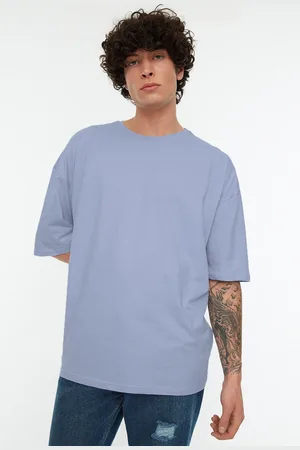 Trendyol Lilac Oversize/Wide Cut 100% T-Shirt