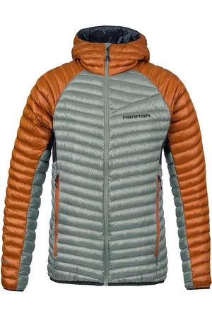 Cubus Pánská péřová bunda MIO HOODY rust/lily pad