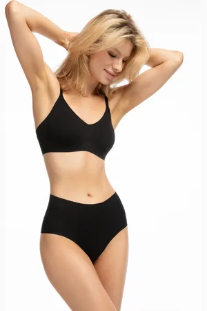 Julimex Kalhotky Infinity Maxi Black Black