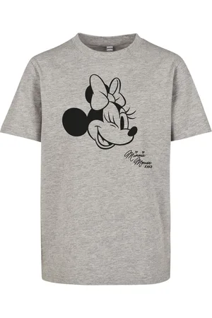 Mister Tee Dětské tričko Minnie Mouse XOXO šedé