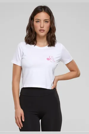 Merchcode Dámské tričko Minnie Mouse Wink bílé